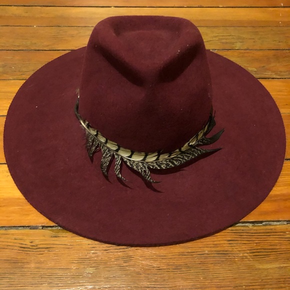 Maroon floppy hat - Picture 1 of 5